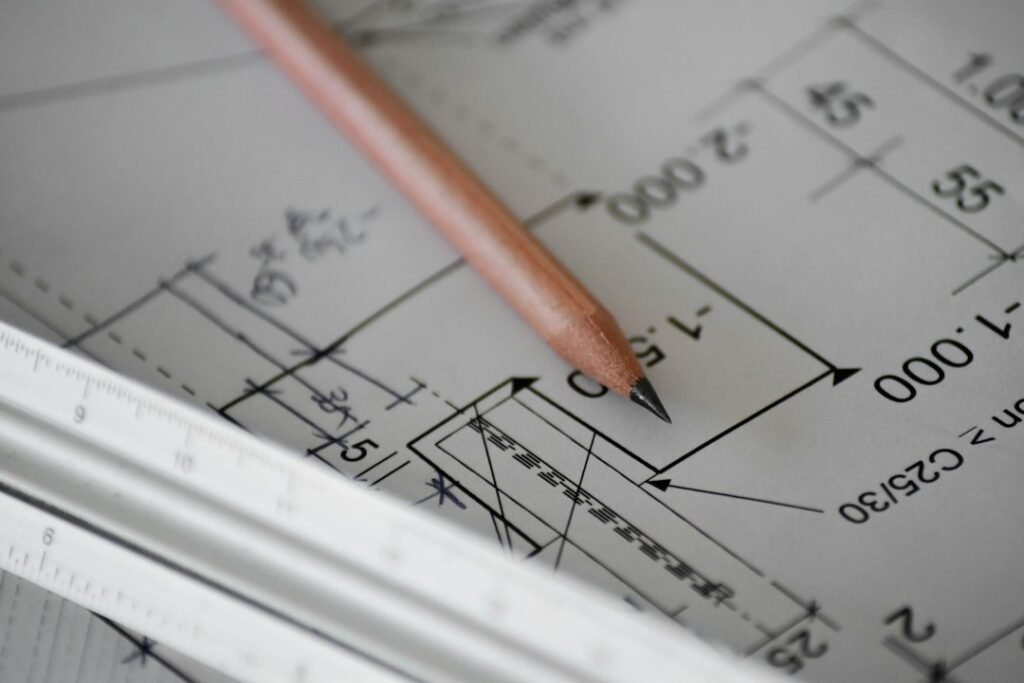 engineering drawing orthographic views mechanical drawing